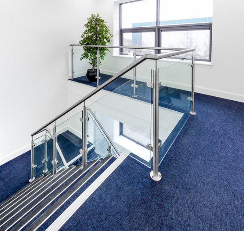 Your Stairs can match your Office Carpeting.